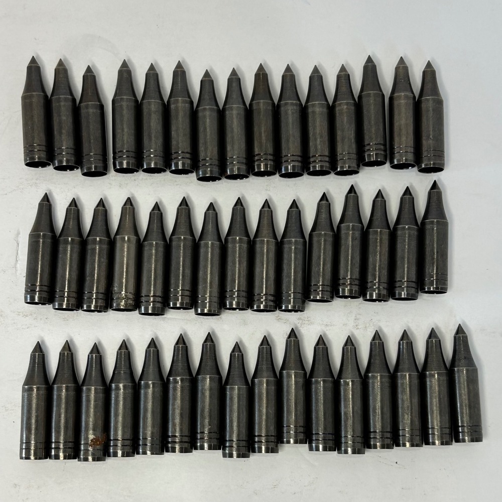 Archery Glue On Field Points Steel Practice Tips for Wood Arrows Lot of 45